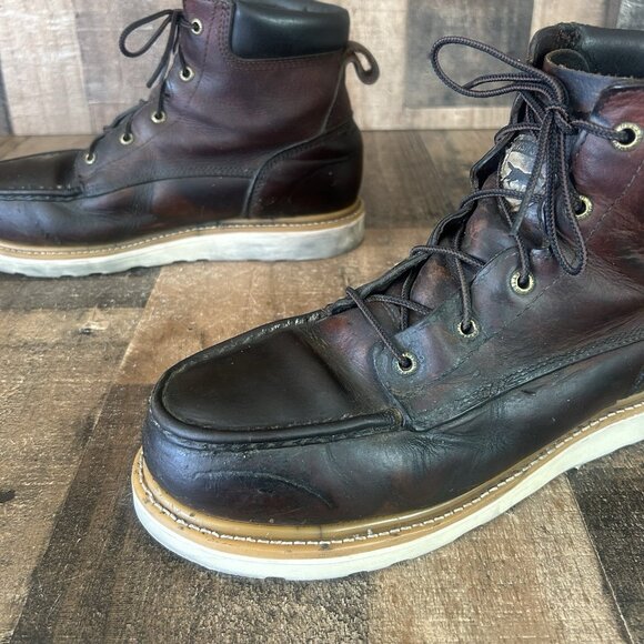 Red Wing Irish Setter 83606 Moc Safety Toe Work Boots Mens 10.5 D - Picture 12 of 12